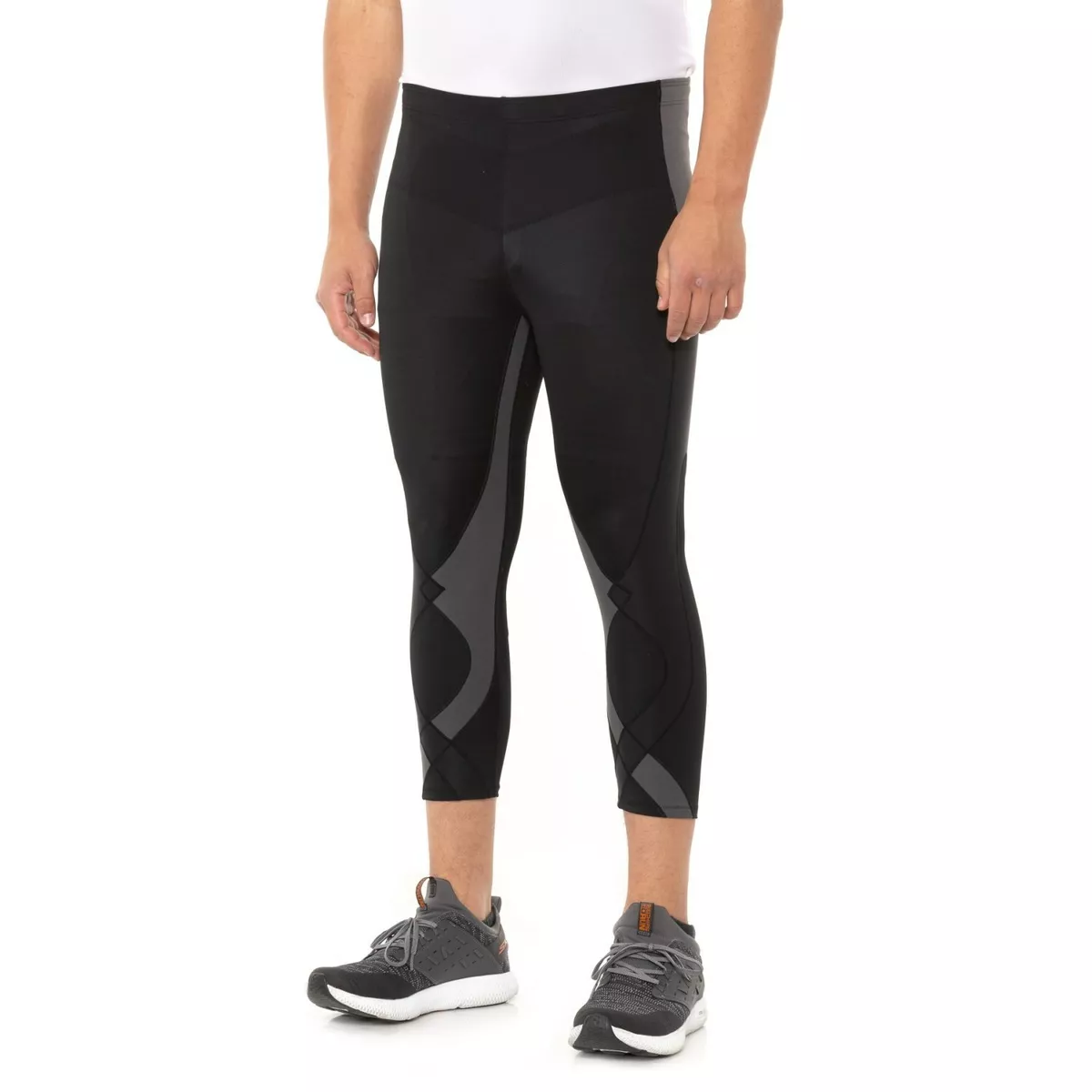 NWT CW-X Men's Stabilyx Joint Support 3/4 Compression Tight