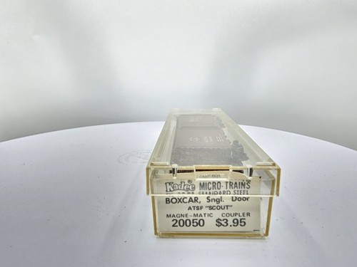 Kadee Micro Trains N Scale 20050 40' Steel Single Door Box Car ATSF 144430 Scout - Picture 2 of 8