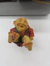 1998 Guardian Of The Grapes Bottle Stopper Cork Sitting in Grapes Rare