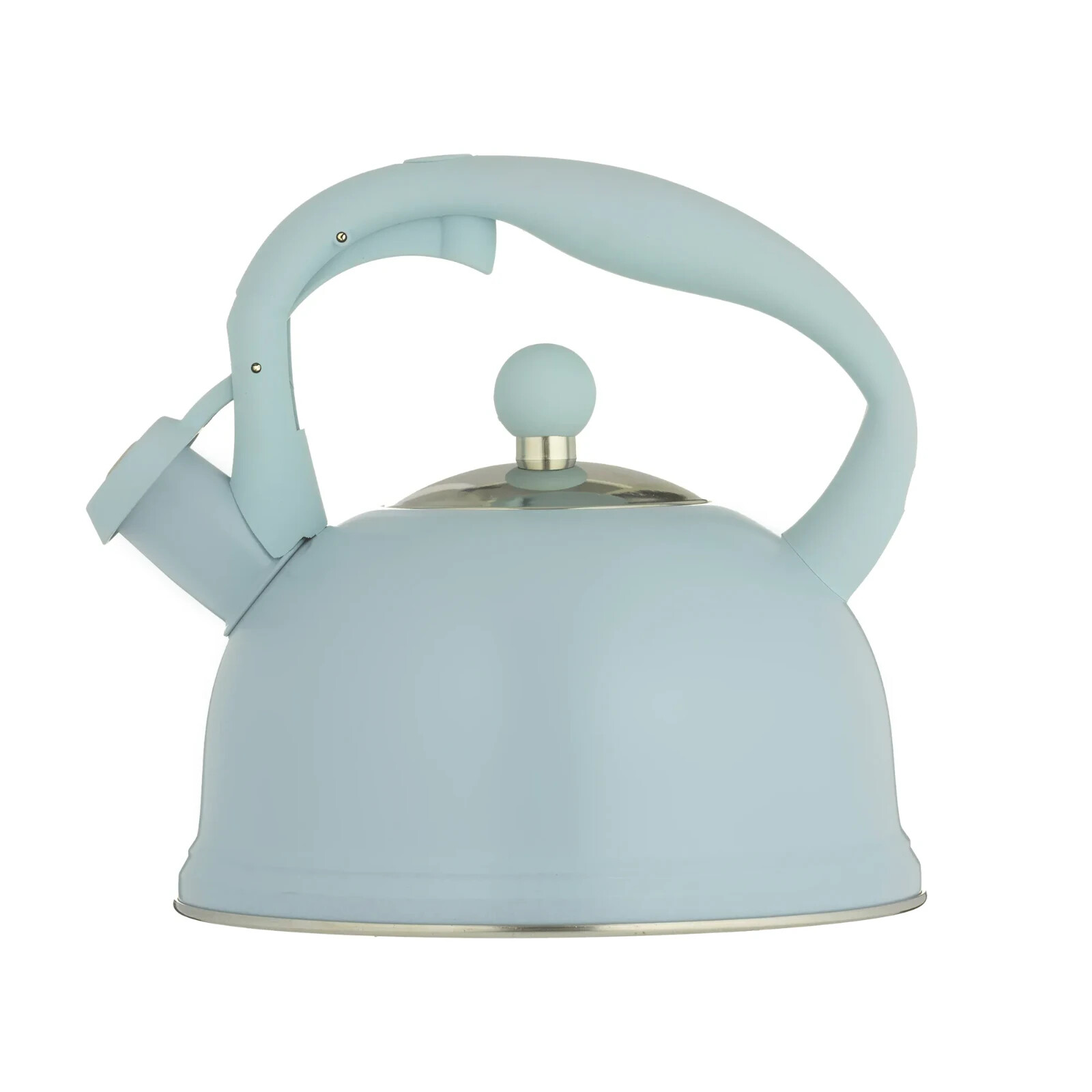 Typhoon Otto Pastel Blue 1.77L Stovetop Whistling Kettle - All Hob Types