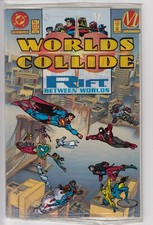 Worlds Collide 1 DC Milestone Crossover Rift Between Worlds 1994 Superman Sealed