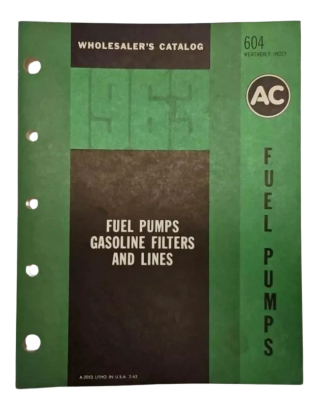 1963 AMC A/C Combustible Bombas Gasolina Filtros Wholesalers Literatura Manual - Imagen 2 de 4