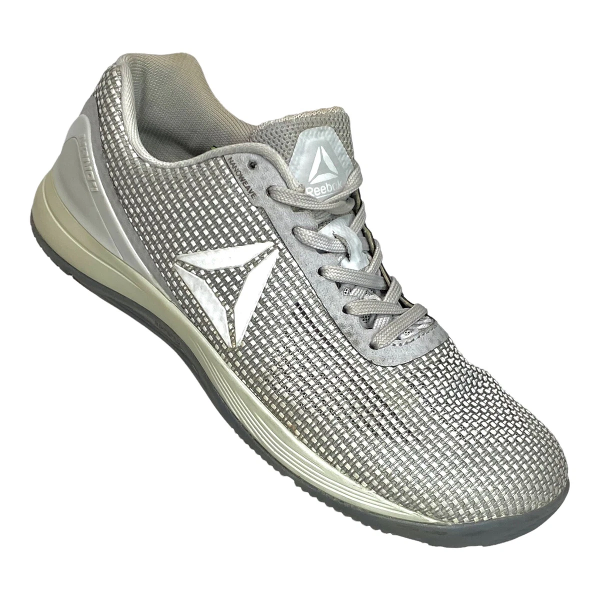 Reebok Women's CROSSFIT Nano 8.0 Flex Weave Cross Trainer Gray Sz