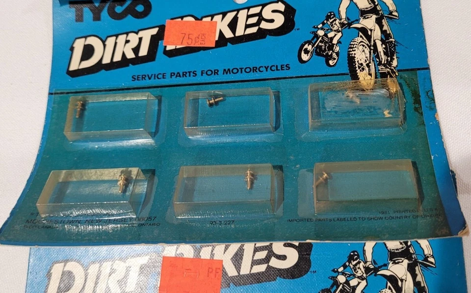 PIN GUÍA TYCO SLOT CAR HO MOTO DIRT BIKES #7094 NUEVO STOCK ANTIGUO 23 piezas (AUC9) Foto 4 de 4