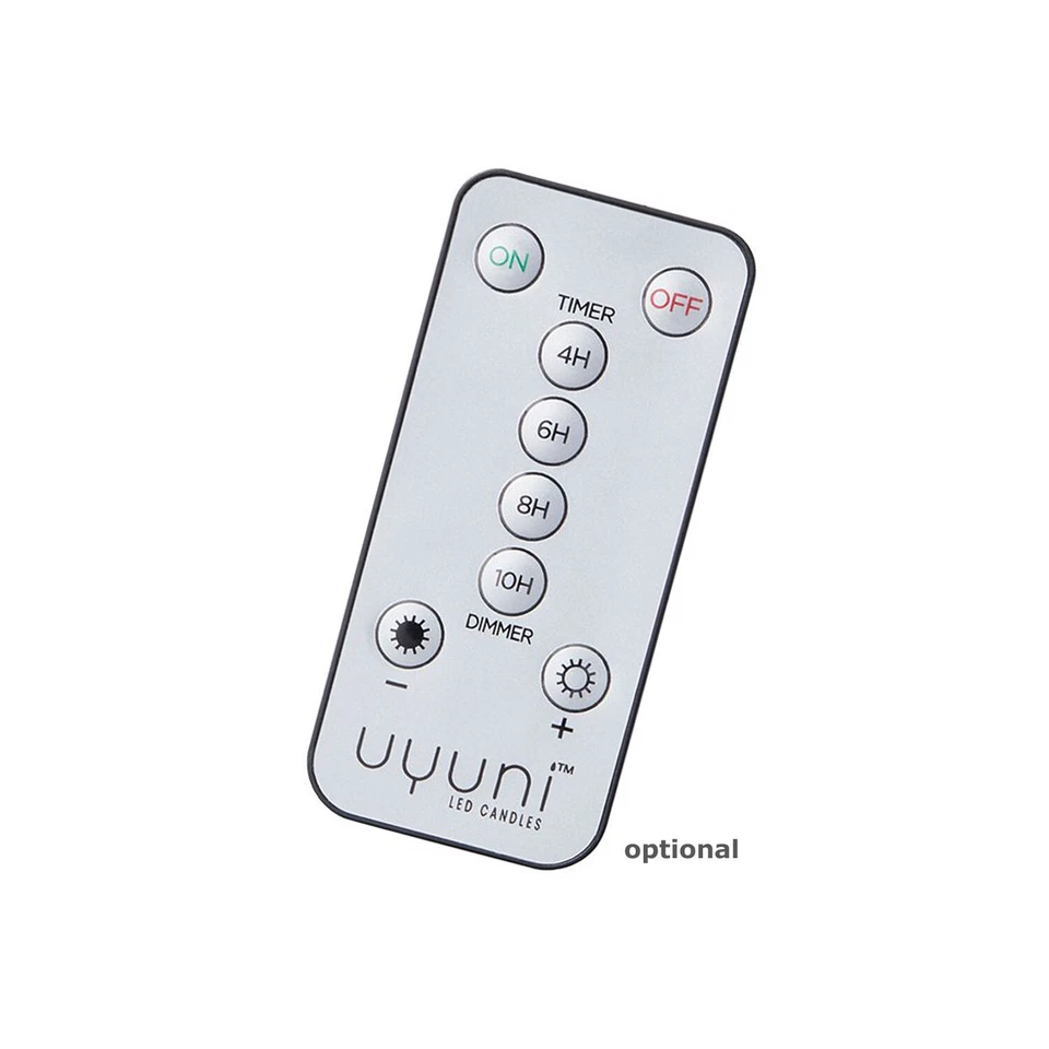 LED Kerze PIA Uyuni Rustik-Optik Echtwachs Timer H: 20cm bis zu 1000Std rosa - Bild 2 von 4