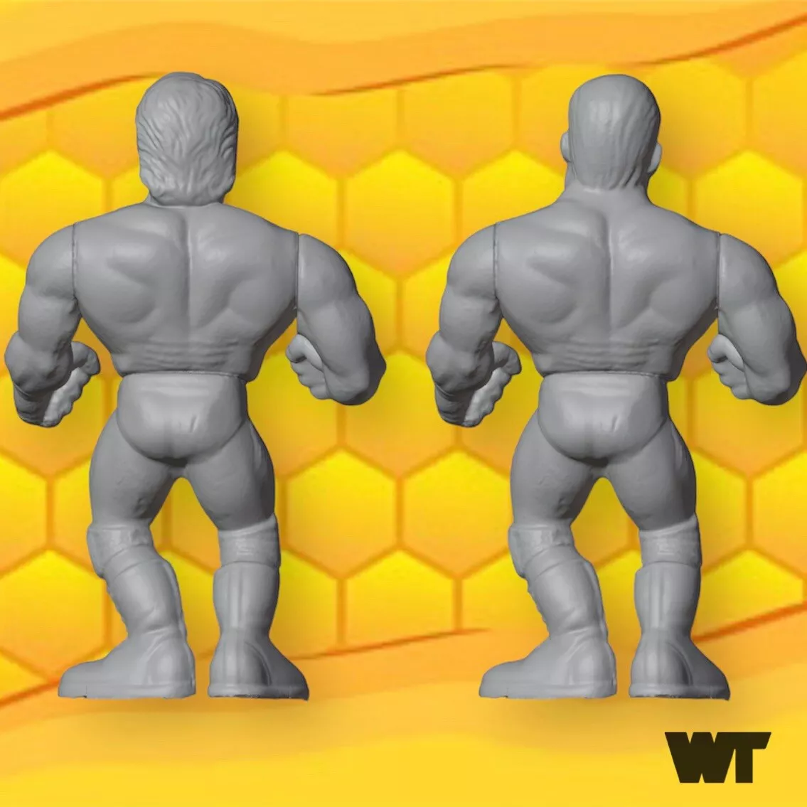 THE KILLER BEES Unpainted WWF Hasbro Scale CUSTOM MATTEL RETRO WWE WCW