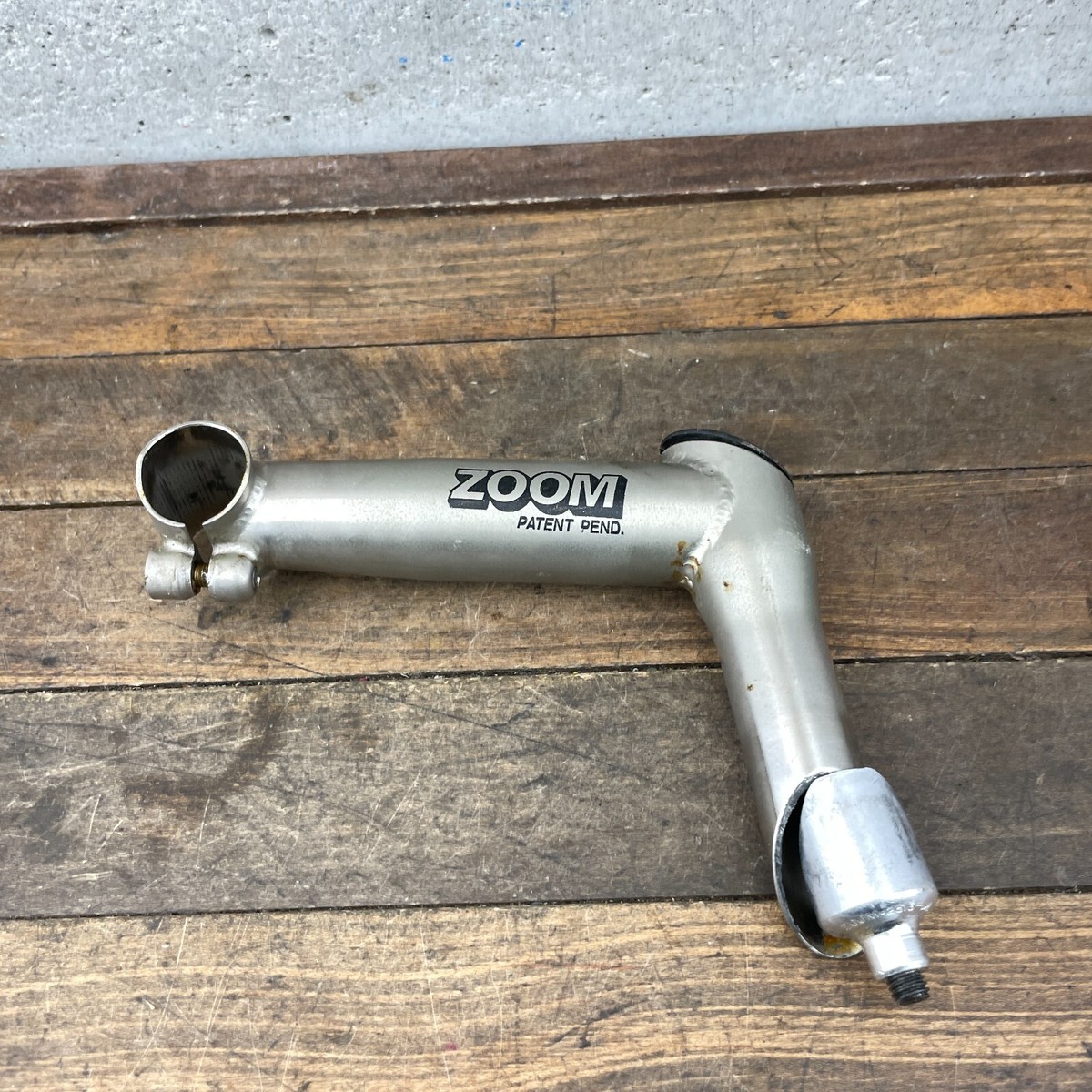 Vintage ZOOM Stem 1 1/8 Threaded 25.4 mm Clamp 135 Extension 1990s