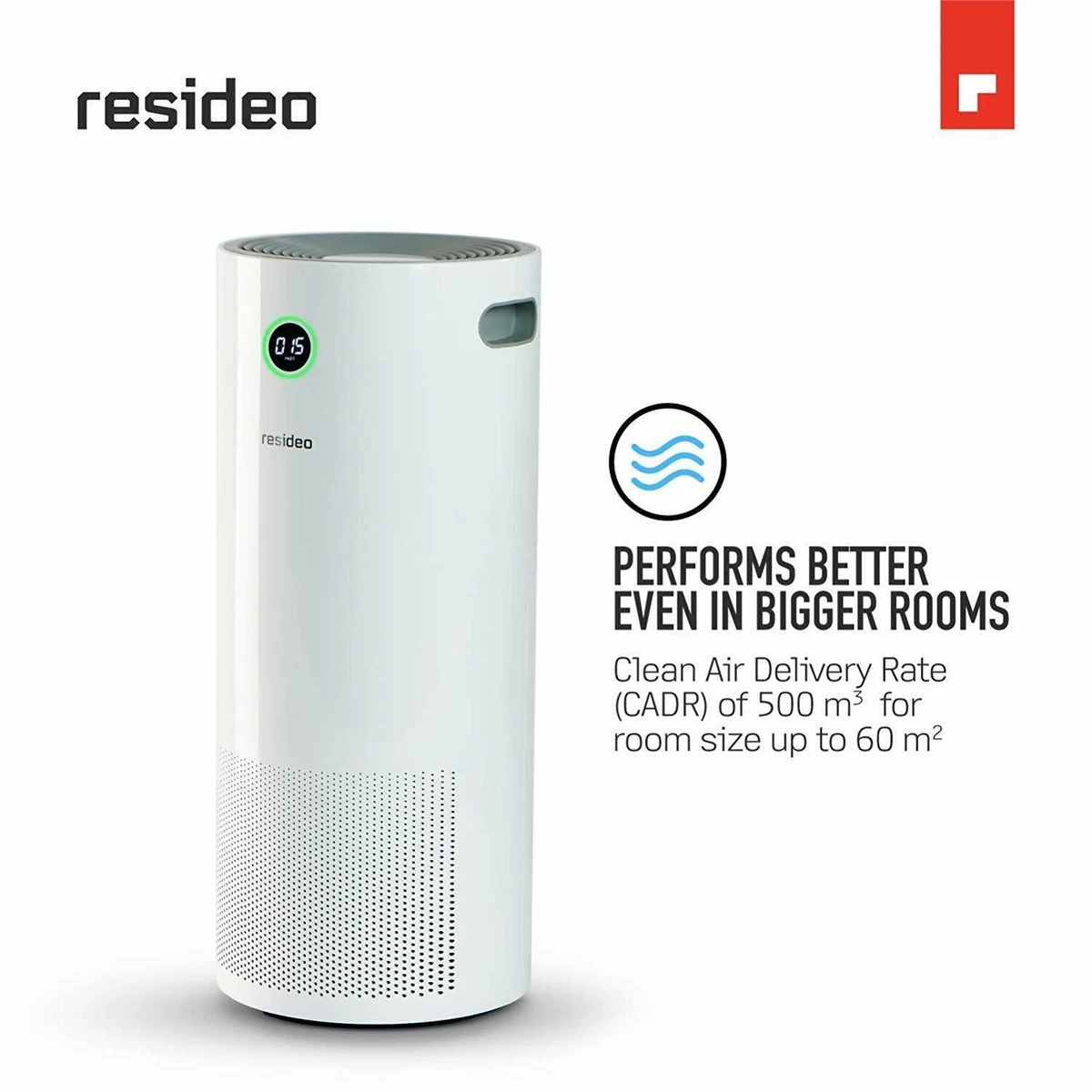 Air Purifier With Remote Control Advanced 3 Stage White eBay