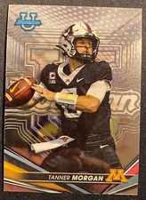 Tanner Morgan 2022 Bowman's Best University Chrome RC Rookie Base