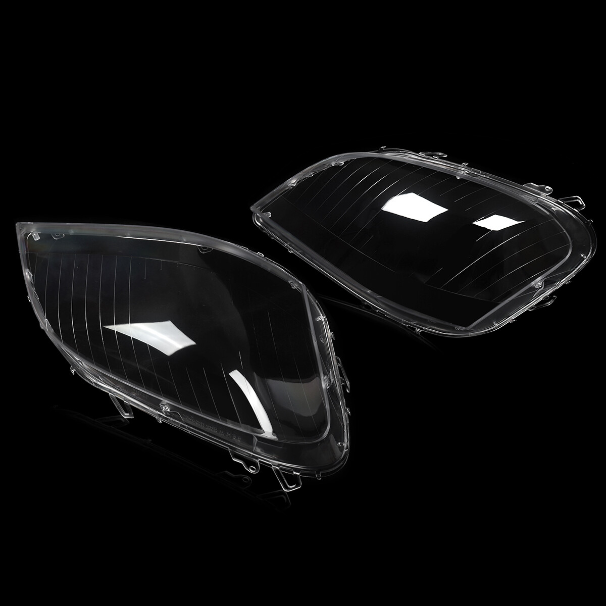 Left&Right Headlight Lens Covers Shell For Mercedes Benz W164 ML Class 2006-2008