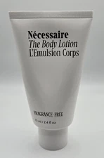 Necessaire The Body Lotion 2.4 fl oz  70 ml Fragrance Free New