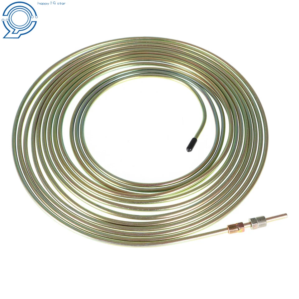2x 25 Ft 3/16 Brake Line Tubing Coil-Flexible Double Galvanized Steel - Изображение 4 из 4