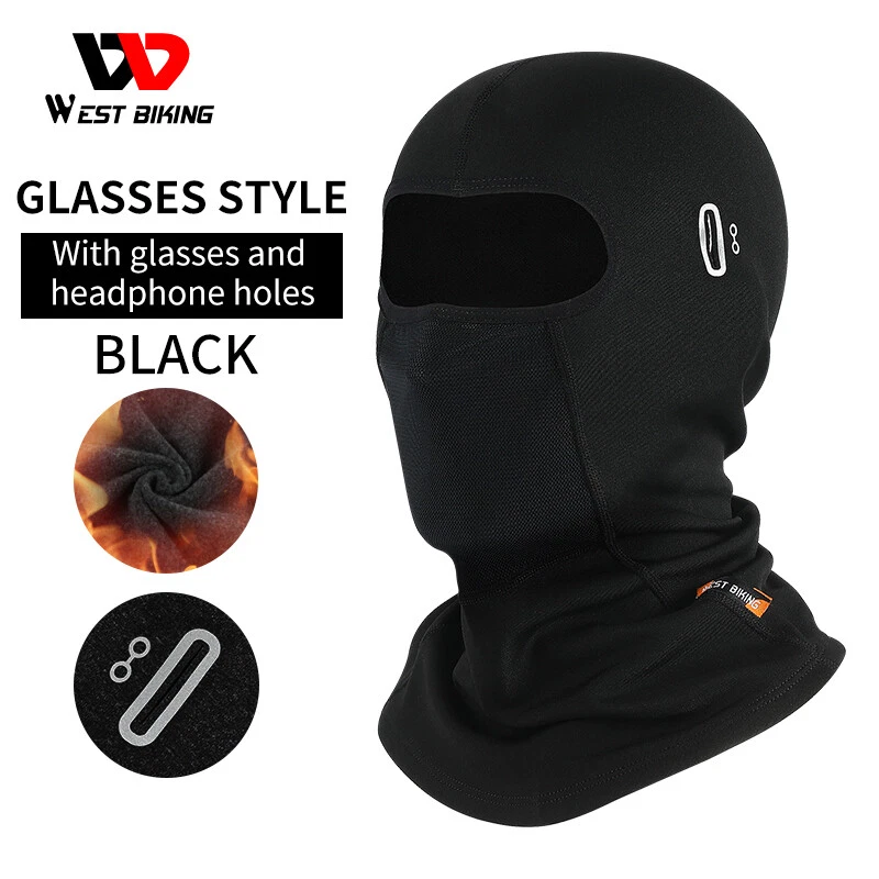 WEST BIKING Invierno Térmico Ciclismo Tocado A Prueba de Viento Máscara Facial Completa Calentador de Cuello Foto 3 de 4