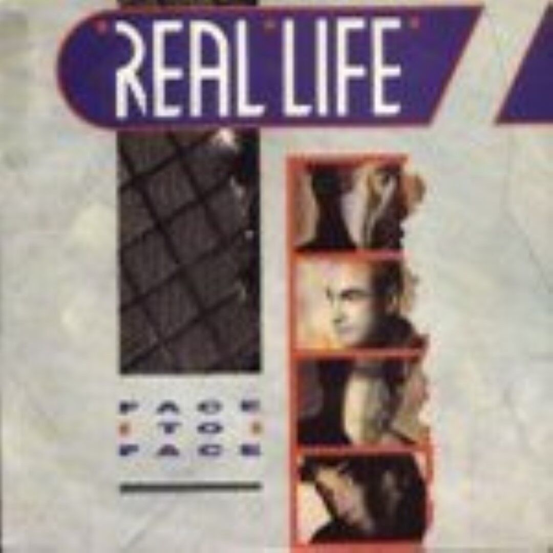 Real Life Face To Face Grey Vinyl German 12"
