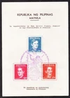 Philippines Japanese Occupation - 1944 National Heroes Souvenir Sheet, FDC