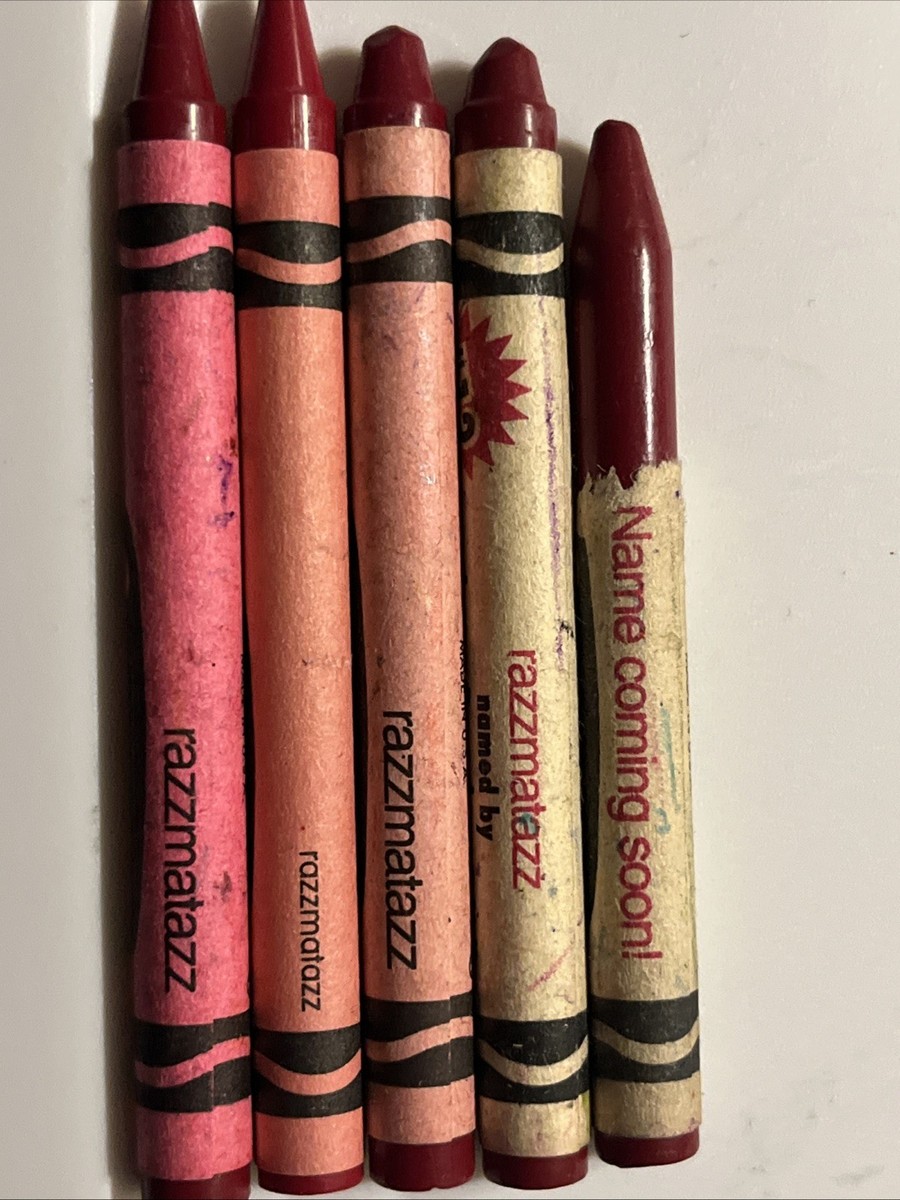 Crayola Crayon Razzmatazz Rare, Name The Color Contest Set Of 5 | eBay