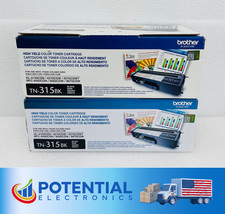 Genuine New - Brother TN315BK High Yield Toner Cartridge - Black / Free Shipping