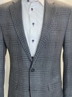 Calvin Klein Men’s Size 42L Wool Blend Black/Gray Plaid Blazer Sport Coat NEW — photo 7
