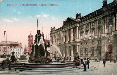 BERLIN  CITY Begasbrunnen Koenigl. Marstall