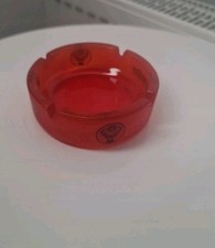 Jägermeister Glas Aschenbecher Ashtray kl. Ausführung orange satiniert