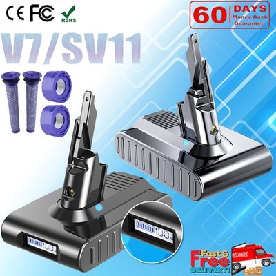 9.0Ah Akku für Dyson V7 SV11 Animal Motorhead Absolute Batterie mit Anzeige NEU