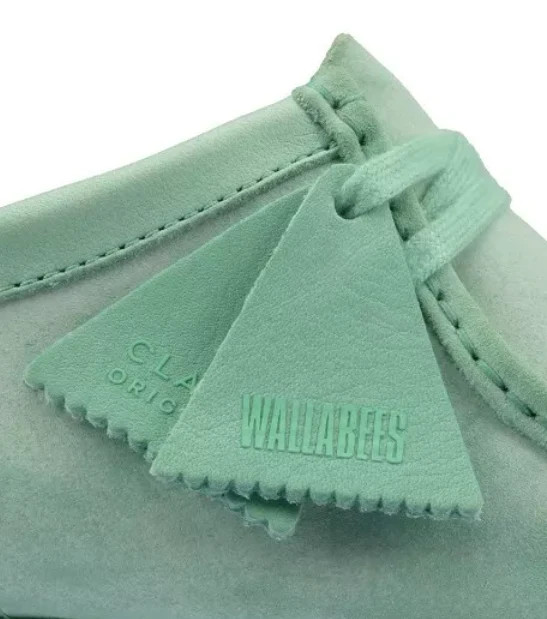 Clarks - Wallabee Lo - Mint Suede - 26158500 - Men's | eBay