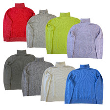 Ladies M&S Air Yarn Roll Neck Jumper Sizes XS to XL UK 6 - 22