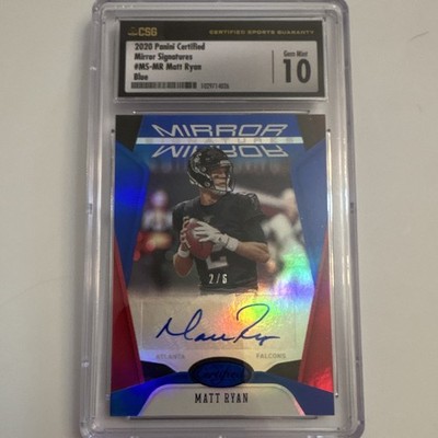 Panini 2020 Certified Mirror Signatures Blue Matt Ryan Auto Jersey # 2/6 CSG 10