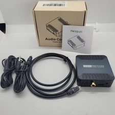 Analog To Digital Converter DAC Audio  Adapter Coaxial Cable