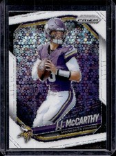 2025 Panini Prizm JJ McCarthy White Disco #279 Vikings