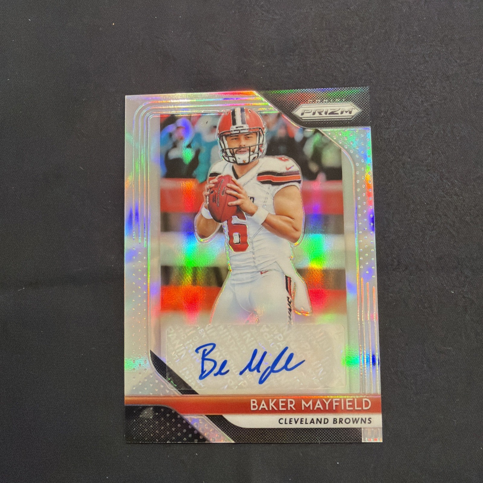 Baker Mayfield 2018 Panini Prizm Silver RC Rookie Auto #RA-BM