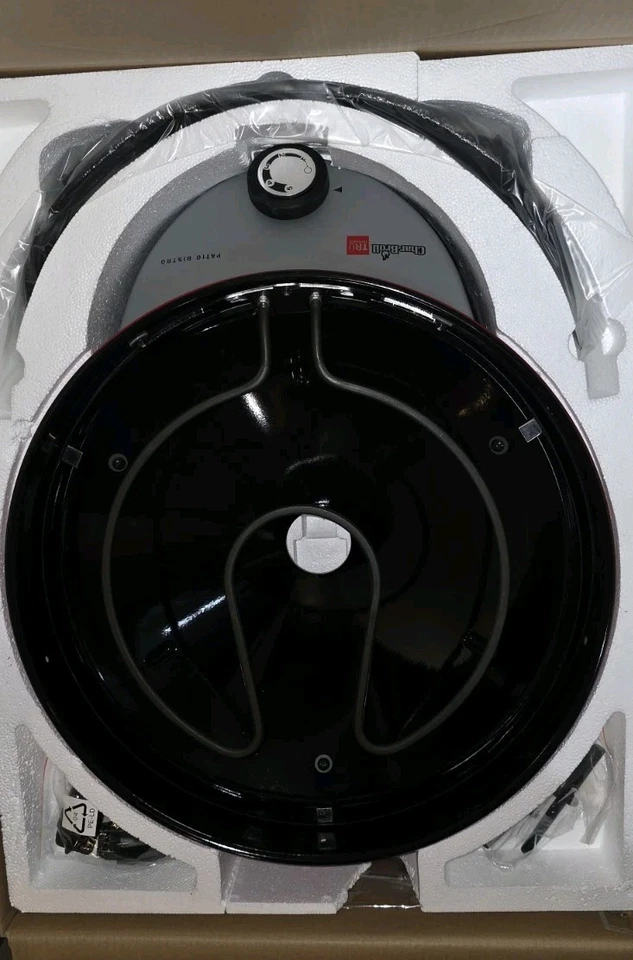 CHAR-BROIL PATIO BISTRO 240 GRILL TRU-INFRARED™ ELECTRIC GRILL BLUE-NEW IN BOX!! - Image 2 of 4