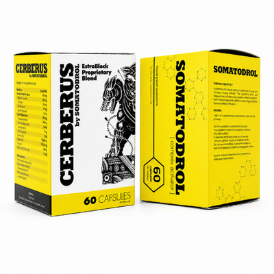 CERBERUS + SOMATODROL -Natürlich Testosteron-Booster Ausdauer Regeneration Kraft