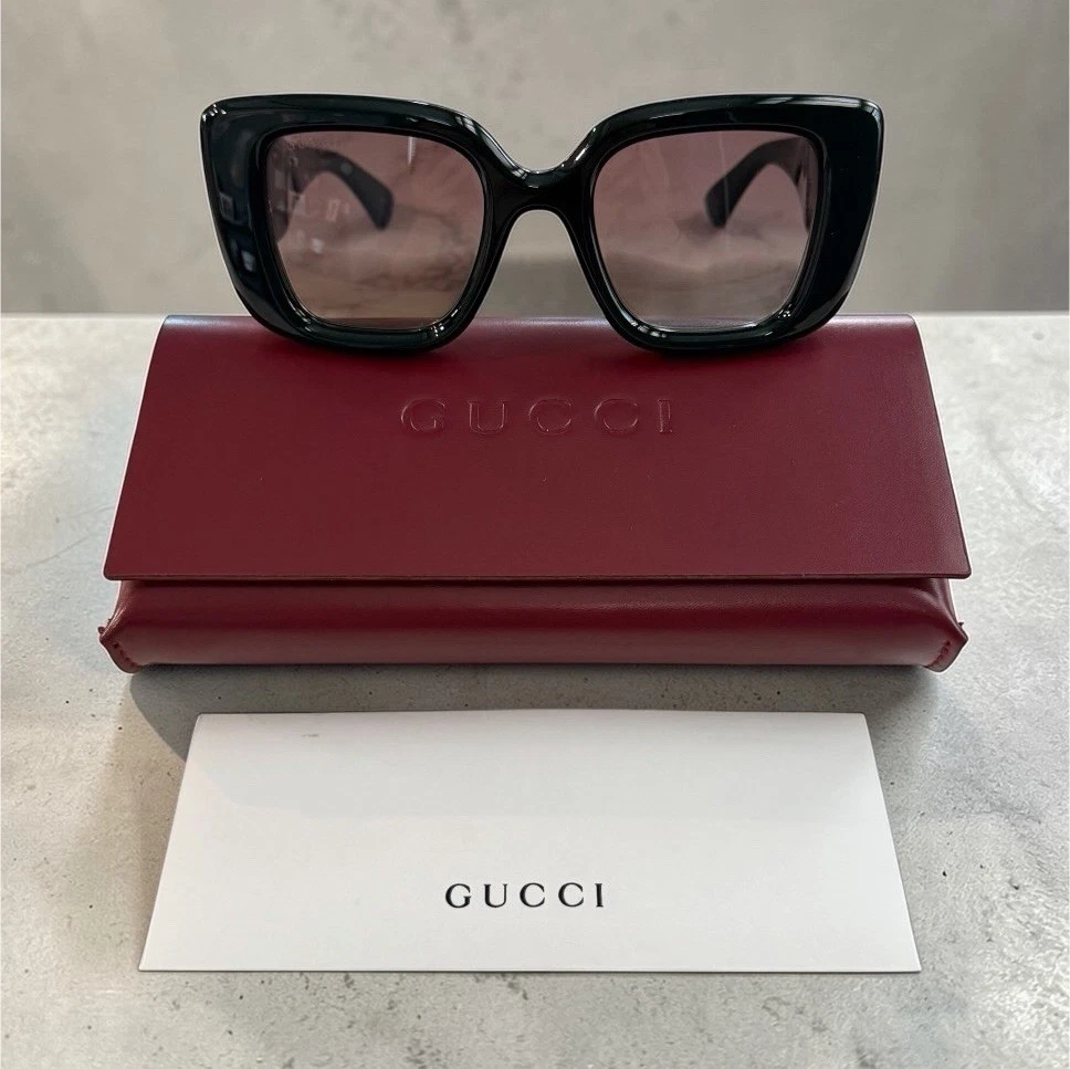 Gucci Black Purple Sunglasses for Women for sale | eBay display picture 3