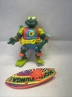 Sewer Surfin MIKE Teenage Mutant Ninja Turtles Vintage TMNT Action Figure!!