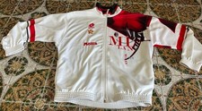 GIACCHETTO ZIP RARA TUTA STORICA AC MILAN LOTTO MOTTA TRACKSUIT ACM VINTAGE Worn