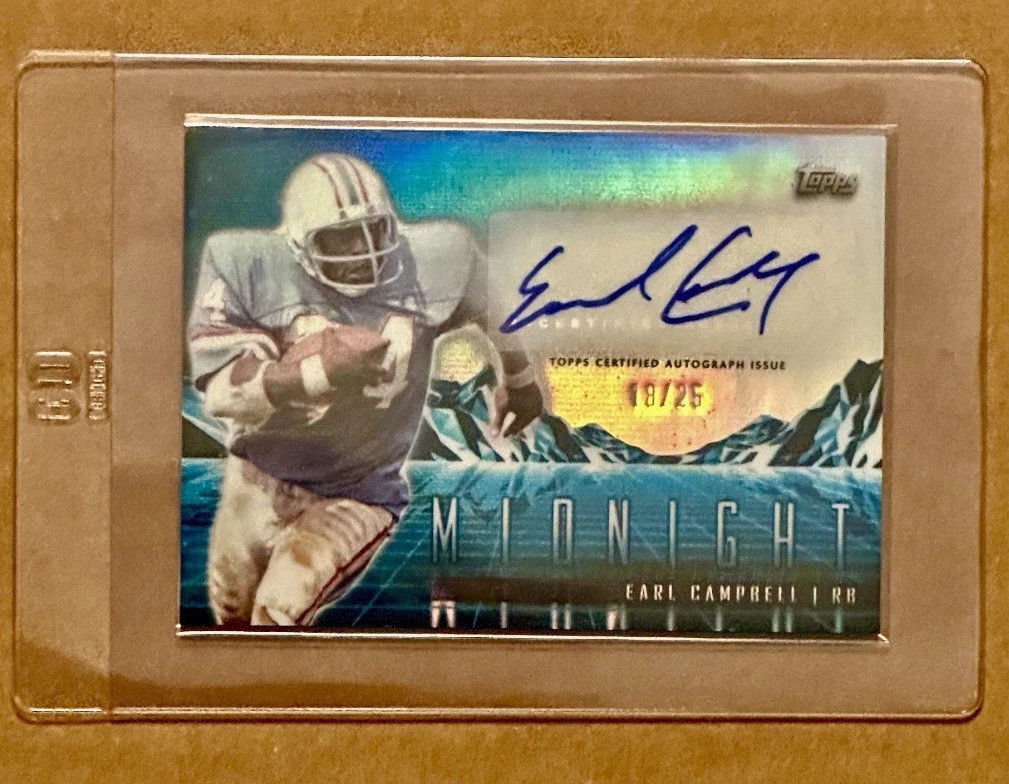 2024 Topps Midnight Earl Campbell Horizon Signatures Auto /25