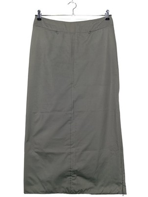 FEEL GOOD Überrock Damen Rock Gr. DE 40 hellgrau Casual-Look