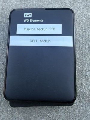 Western Digital WD Elements 1TB External Hard Disk Drive HDD USB 3.0 Black