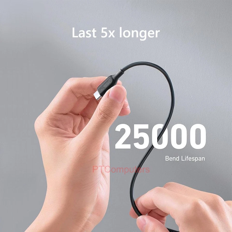 65W USB-C Laptop charger, GaN Compact Charger For Lenovo ThinkPad Acer Dell HP - image 3 of 4