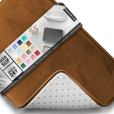 Clara Clark Bathroom Rugs, Velvet Memory Foam Bath Mat, Non-Slip, Machine Washab