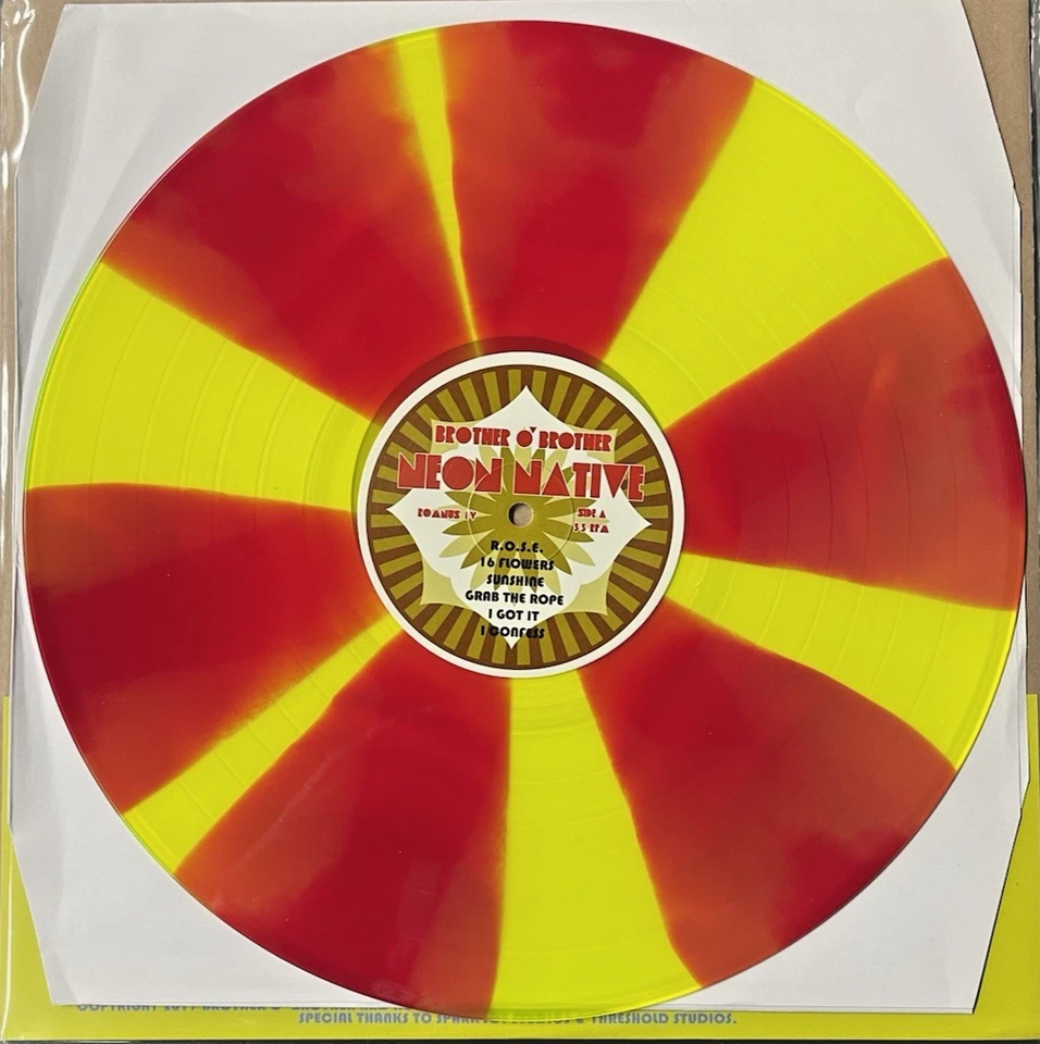 Brother O'Brother - Neon Native US Limited Edition , Pinwheel-Vinyl, RSD 2018 - Bild 3 von 4