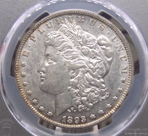 1893 "P" Morgan SILVER Dollar $1 PCGS XF45 #292 Extra Fine ECC&C, Inc.