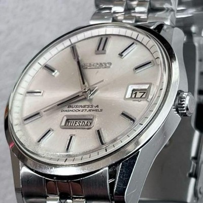 SEIKO セイコー 8346-8030 BUSINESS-A 腕時計 SEIKO Automatic Watch BUSINESS-A 8346-8030 Silver Dial 27 Jewels