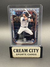 Kevin McGonigle 2026 Bowman Chrome Laser Refractor SP #BCP-145 Detroit Tigers