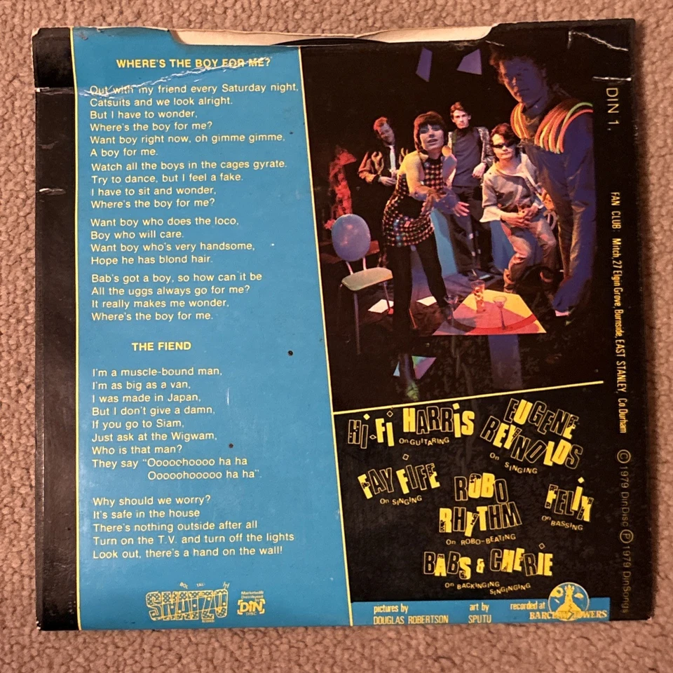 REVILLOS Where's The Boy For Me? & REZILLOS - Top of tof the Pops - 2 x 7” vinyl Foto 3 de 4