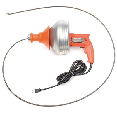 #ad General Wire Super Vee Drain and Sewer Cleaning Machine W 25#x27; x 1 4quot; CableSV F $324.99