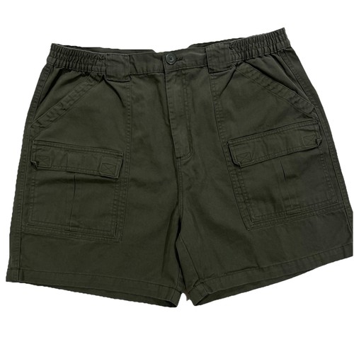 Talos Herren Cargo Shorts grün Gummibund Camp Wandern Outdoor Utility Gr. 40 - Bild 3 von 8