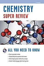 Chemistry Super Review Paperback Research and Education Associati