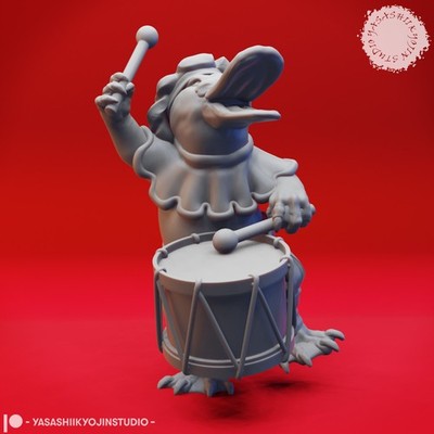 Schnabeltier Barde Miniatur Australien Schnabeltier Figur für TTRPGs wie D&D 5e